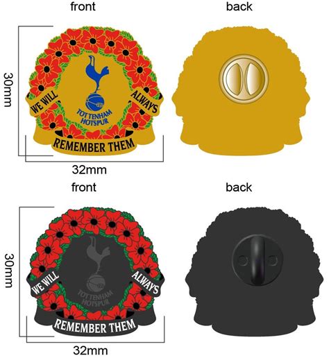 Tottenham Hotspur FC - We Will Always Remember Them | FOOTBALL-PINS-BADGES