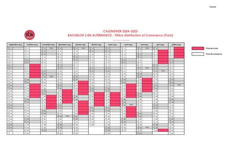 Calam O Calendrier Paris B Alternance