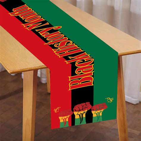 Amazon Black History Month Table Runners African American