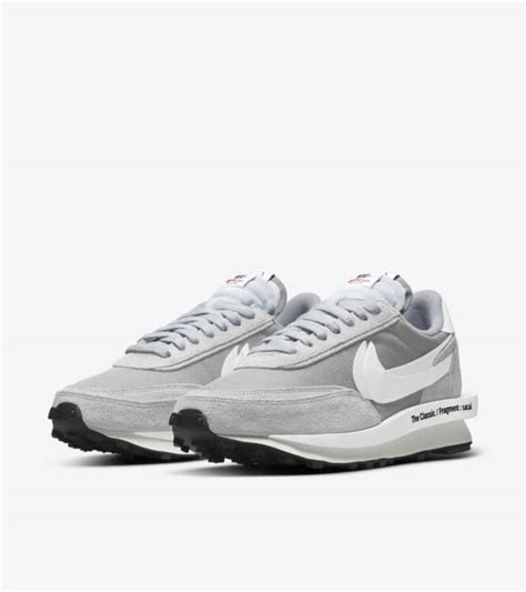 Ldwaffle X Sacai X Fragment Light Smoke Grey 發售日期 Nike Snkrs Tw