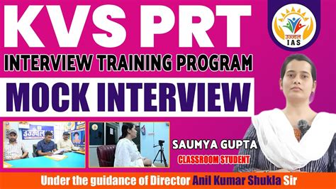 KVS PRT INTERVIEW TRAINING PROGRAM MOCK INTERVIEW 3 Kvs Prt Kvs