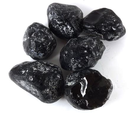 Natural Obsidian Apache Tears