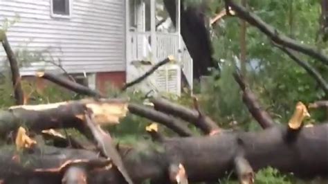 Severe Storms Down Trees And Knock Out Power To Thousands In New