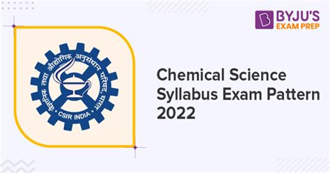 CSIR NET Chemical Sciences Syllabus 2022: Download PDF