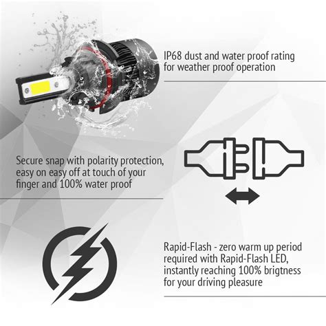 XENTEC LED HID Headlight Kit 9004 HB1 White For 1988 1991 Mercedes Benz