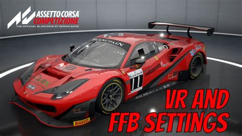 Assetto Corsa Competizione Vr And Ffb Settings My Best Results So Far