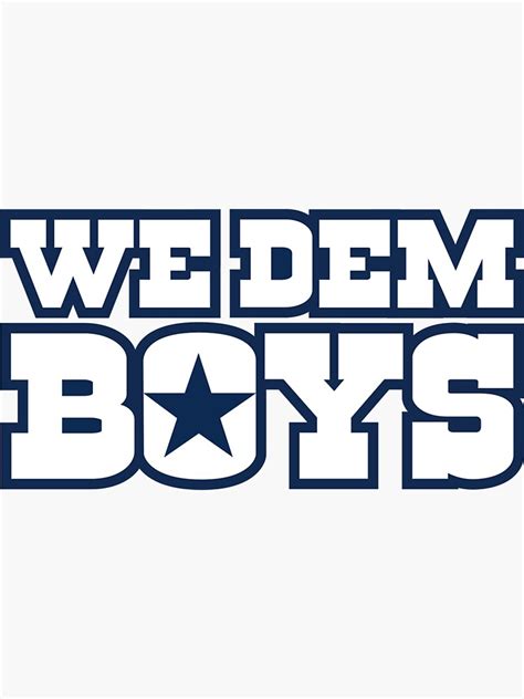 We Dem Boys 2 Sticker Sticker For Sale By Haaskael39 Redbubble