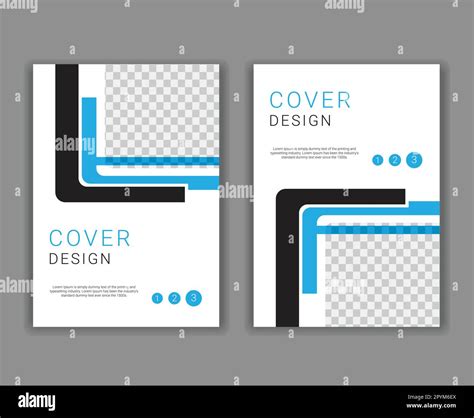 Book Cover Design Template, A4 size Stock Vector Image & Art - Alamy