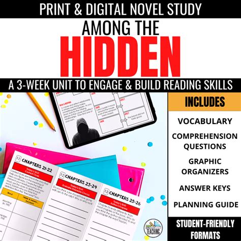 Among The Hidden Novel Study Guide Lesson Plans Resources