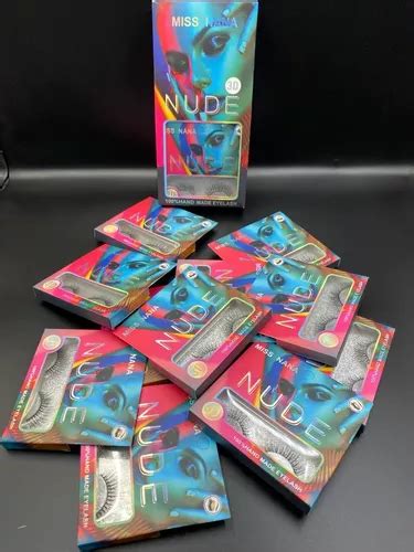 Pestañas Nude 3d Miss Nana 12 Pares C MercadoLibre