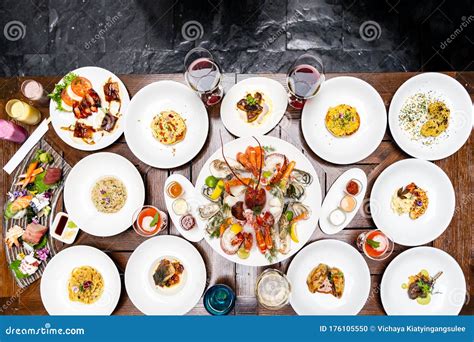 A La Carte Premium Buffet Restaurant Stock Photo Image Of Claw