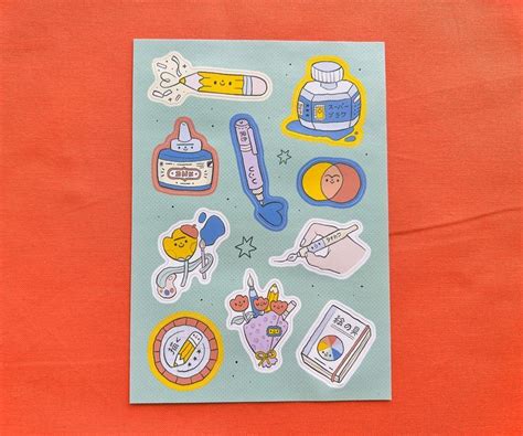 Cute Colorful Stationery 🌼 | Colorful stationery, Sticker sheets ...