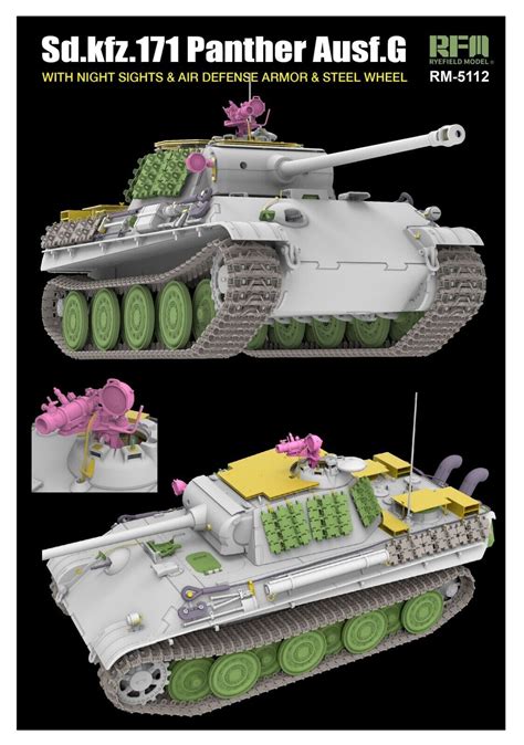 RYEFIELD MODEL RFM RM 5112 1 35 German Medium Tank Sd Kfz 171 Panther