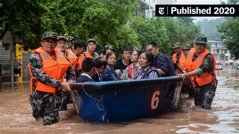 Severe Floods in China Leave Over 106 Dead or Missing - The New York Times