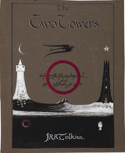 Museoteca Dust Jacket Design For The Two Towers J R R Tolkien