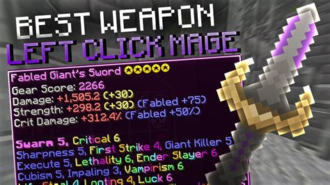 Giant S Sword Is Actually Good For Mage Left Click Hypixel