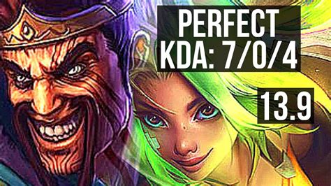 DRAVEN Thresh Vs ZERI Leona ADC 7 0 4 900 Games Godlike KR