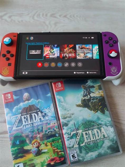 Nintendo switch oled pokemon Edition 128gb с играми, б/у, в наличии ...