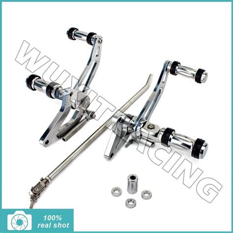 Bikingboy Poli Cnc Billet Repose Pieds Rearset Arri Re Ensembles Repose