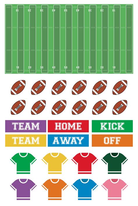 Football Cutouts 15 Free PDF Printables Printablee