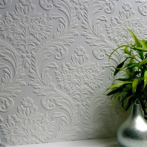 Brewster High Trad Paintable Textured Vinyl Wallpaper Paintable