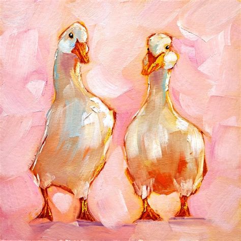 Geese Painting Etsy