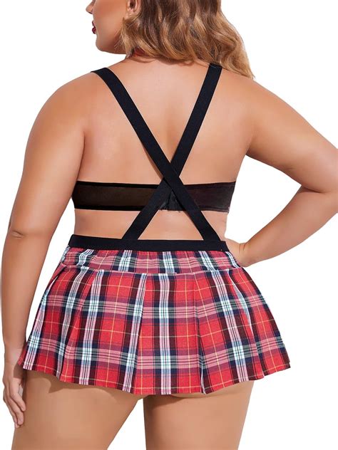 Avidlove Plus Size Schoolgirl Lingerie For Women Sexy Lingerie