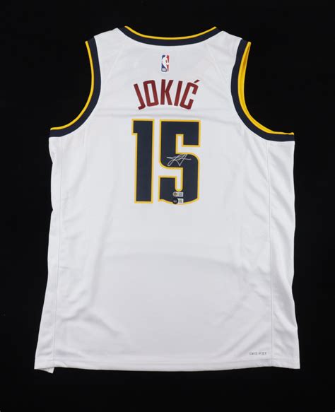 Nikola Jokic Signed Nuggets Jersey Beckett Jokic Pristine Auction