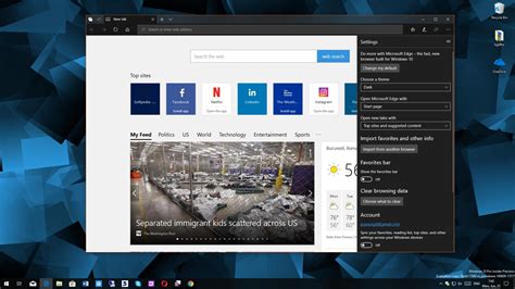 Microsoft Edge To Get New Settings UI Ahead Of Windows 10 Redstone 5 Launch