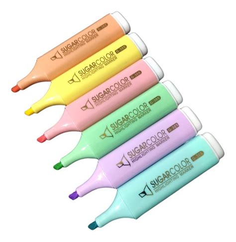 Resaltador Highlighter Marcador Colores Pasteles Set X Mercadolibre