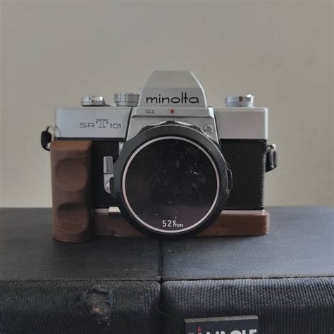 Wood Grip For Minolta Srt 201 202 200 101 100 Ect With Arca Swiss Mount 3d Printed Wood Etsy