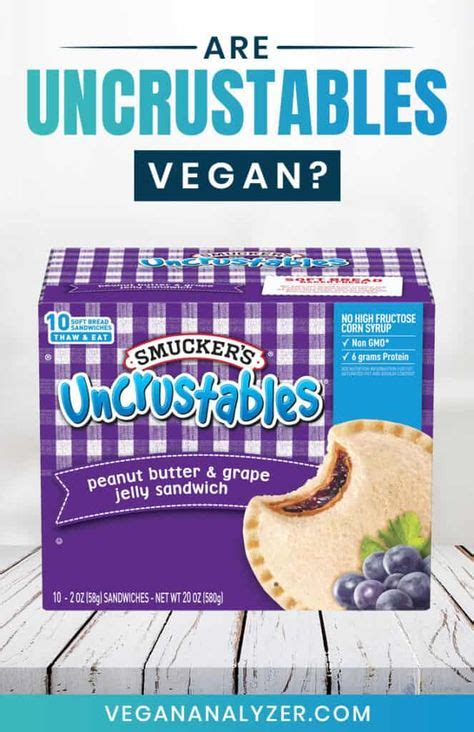 Are Uncrustables Vegan? (All Flavors) in 2020 (With images) | Vegan, Smuckers, Peanut butter honey