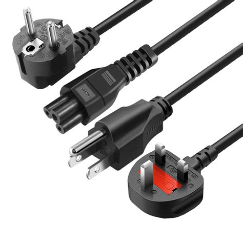 BS港式英規/American歐規梅花尾三孔筆電配接器電源線ETL認證CE