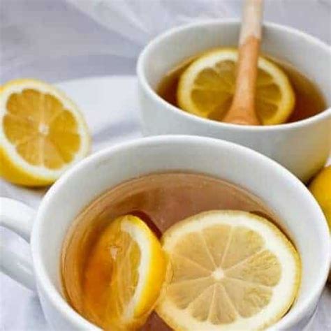 Tea Hot Toddy With Bourbon Sick Day Cocktail Champagne Tastes