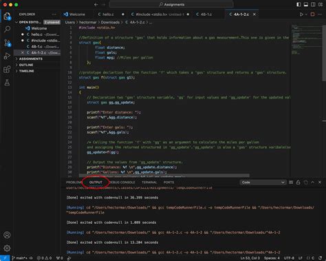 C Vscode Not Running My Code Can T Tell If Its The Code Itself Or If