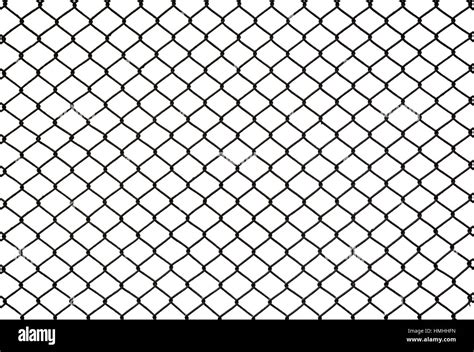 black metal mesh fence isolated on white with clipping path Stock Photo ...