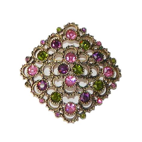 Sarah Coventry Rhinestone Brooch