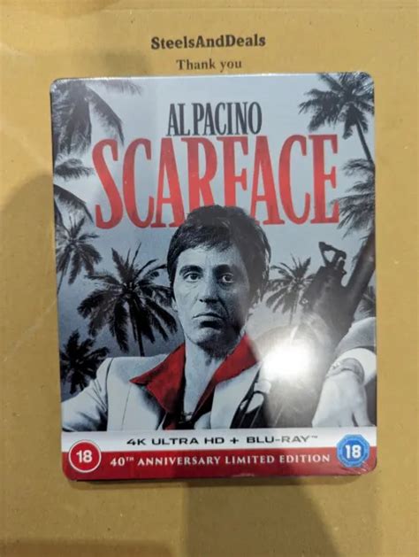 Scarface Th Anniversary K Ultra Hd Steelbook Only Made Sold