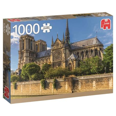 Jumbo Jigsaw Puzzle Notre Dame France 1000 Piece 18528 New Ebay