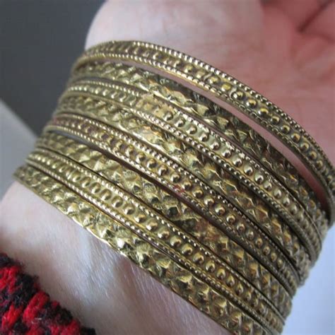 Gypsy Bangle Etsy Uk