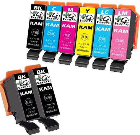 Jp エプソンepson用 Kam 6cl L 互換インクカートリッジ Kam 6cl カメ 互換インク Kam