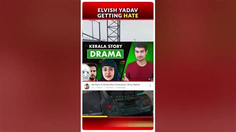 Elvish Yadav Getting Hate Dhruv Rathee Expose Elvish Yadav Shorts