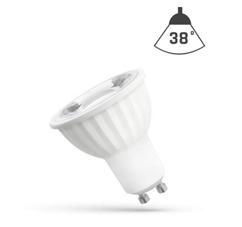 Żarówka Led Gu10 230v 6w Wąski Kąt 38° Zimna 8483453144 Oficjalne