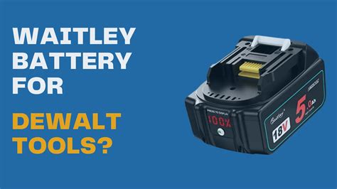 Waitley Battery For Dewalt Tools Review Good Alternative Ice Age Tools