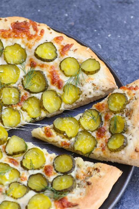 Dill Pickle Pizza And Easy Homemade Dough