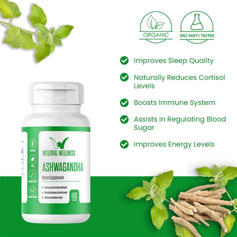 Ashwagandha 100 Capsules Integralwellness