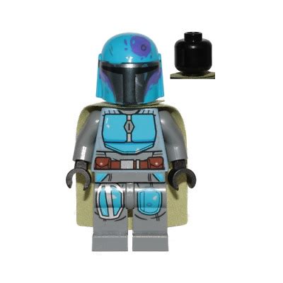 Lego Star Wars Mandalorian Tribe Warrior Minifigure Dark Azure