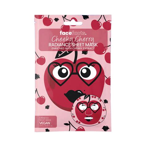 Face Facts Printed Sheet Mask Cheeky Cherry 20ml What S Instore