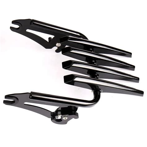 Gloss Black Stealth Luggage Rack For Harley Touring Street Glide Road ...