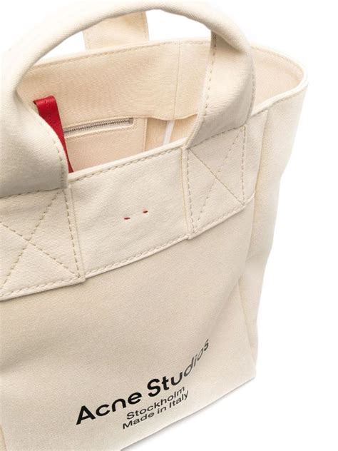 Large Canvas Tote Bag Acne Studios Eraldo